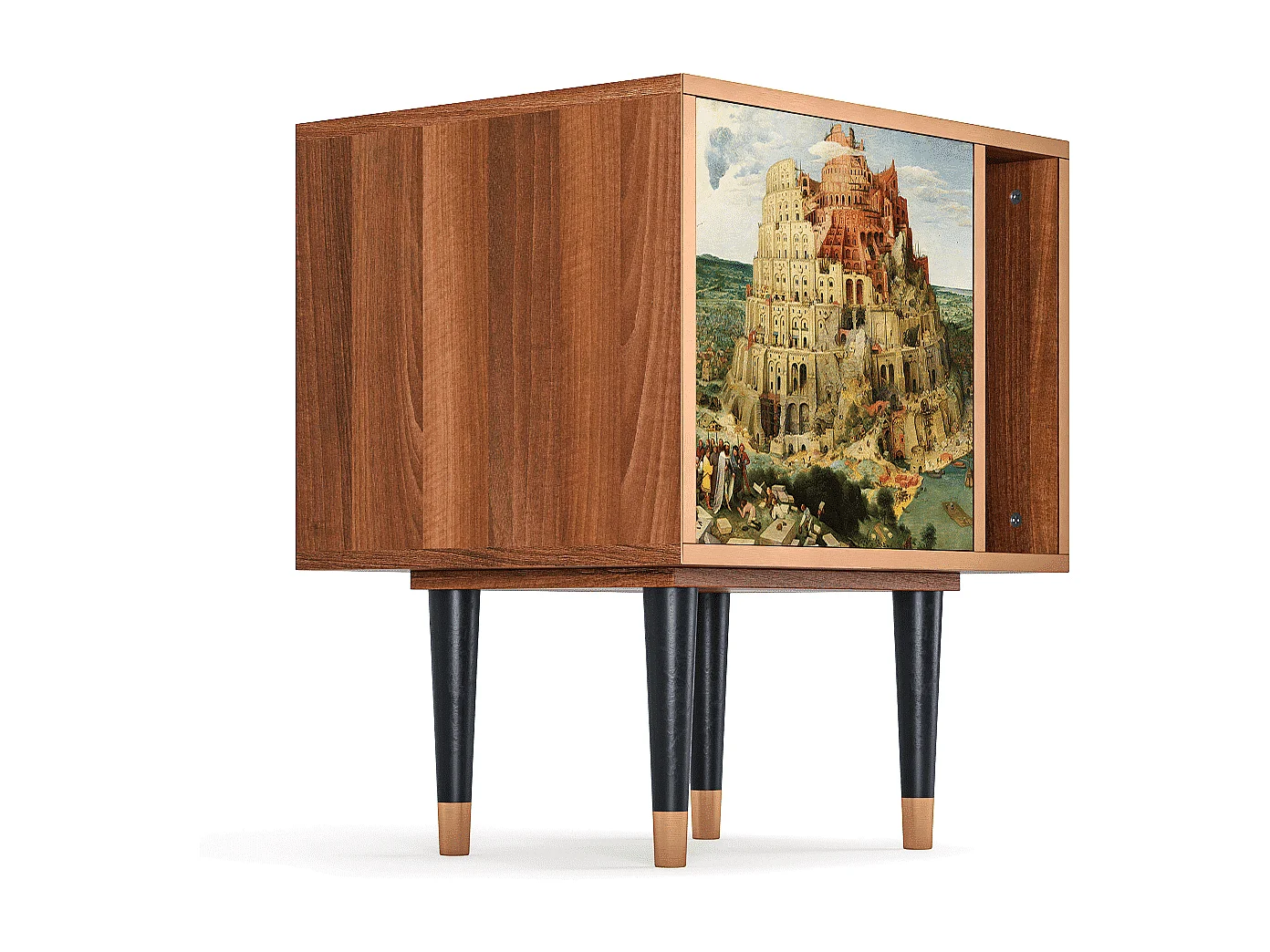 Criado-mudo - 57х69х48 cm - S2 - Elder The Tower, Nogueira