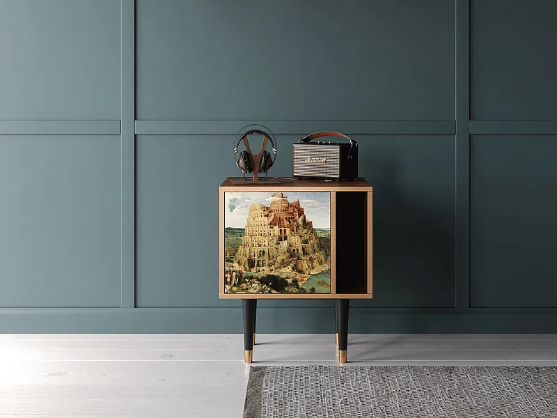 Table de nuit - 57х69х48 cm - S2 - Elder The Tower, Noyer