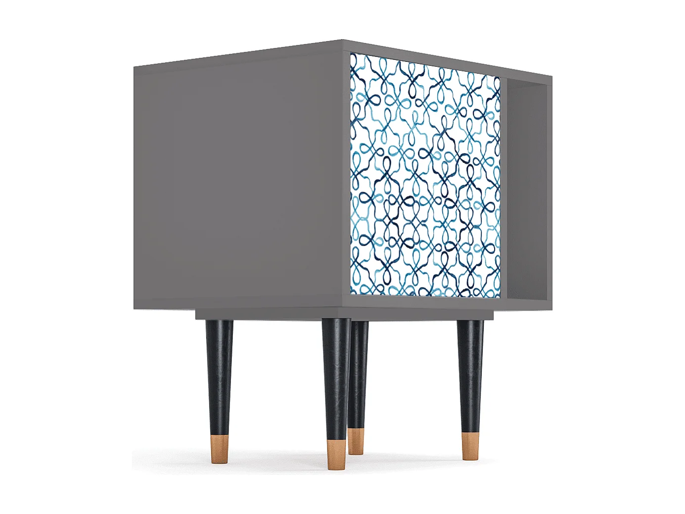 Nachtkastje - 57х69х48 cm - S2 - Marine Strings, Grijs