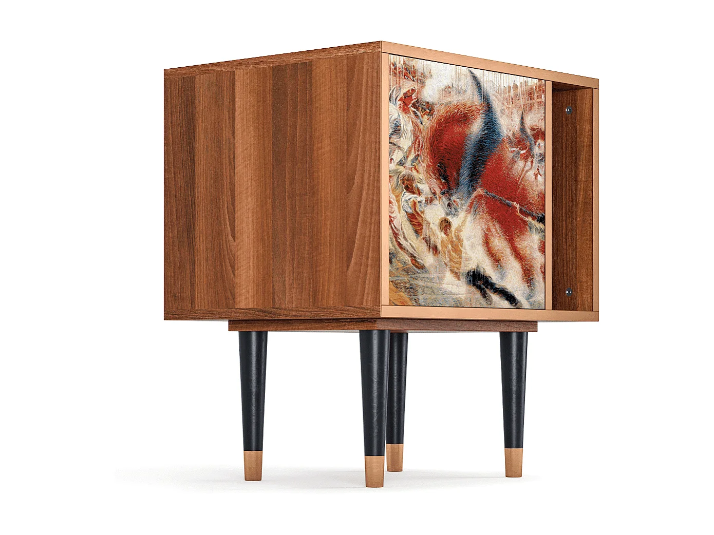 Table de nuit - 57х69х48 cm - S2 - The City Rises, Noyer