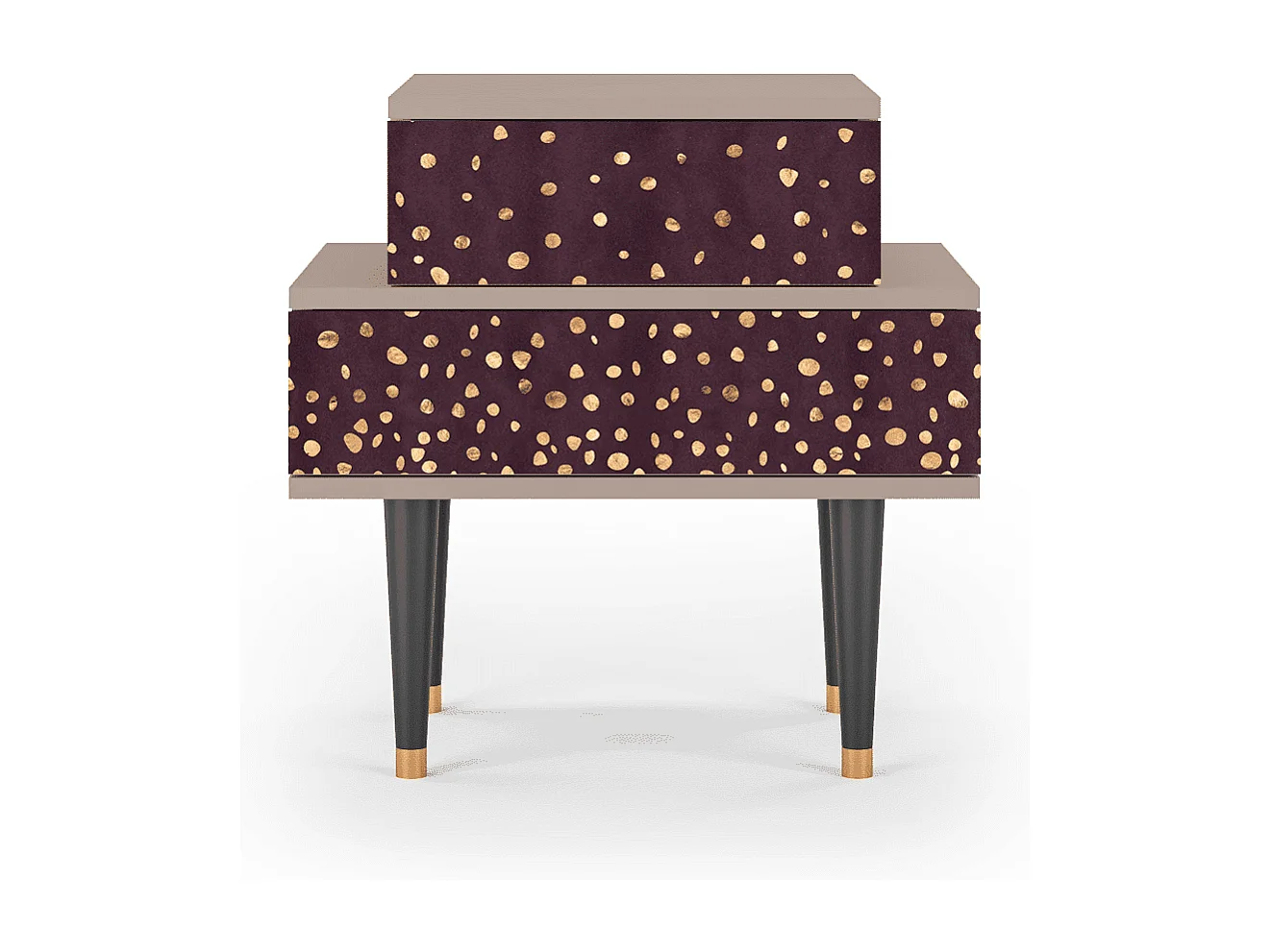 Nachtkastje - 58х58х41 cm - NS1 - Glowworms, Latte