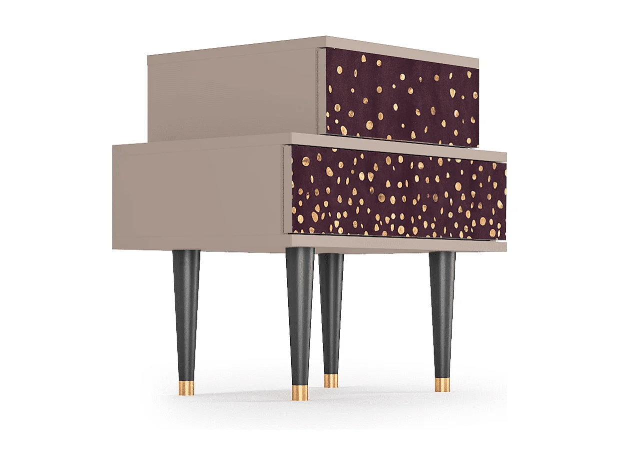 Nachtkastje - 58х58х41 cm - NS1 - Glowworms, Latte