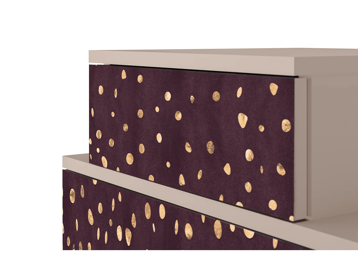 Nachtkastje - 58х58х41 cm - NS1 - Glowworms, Latte