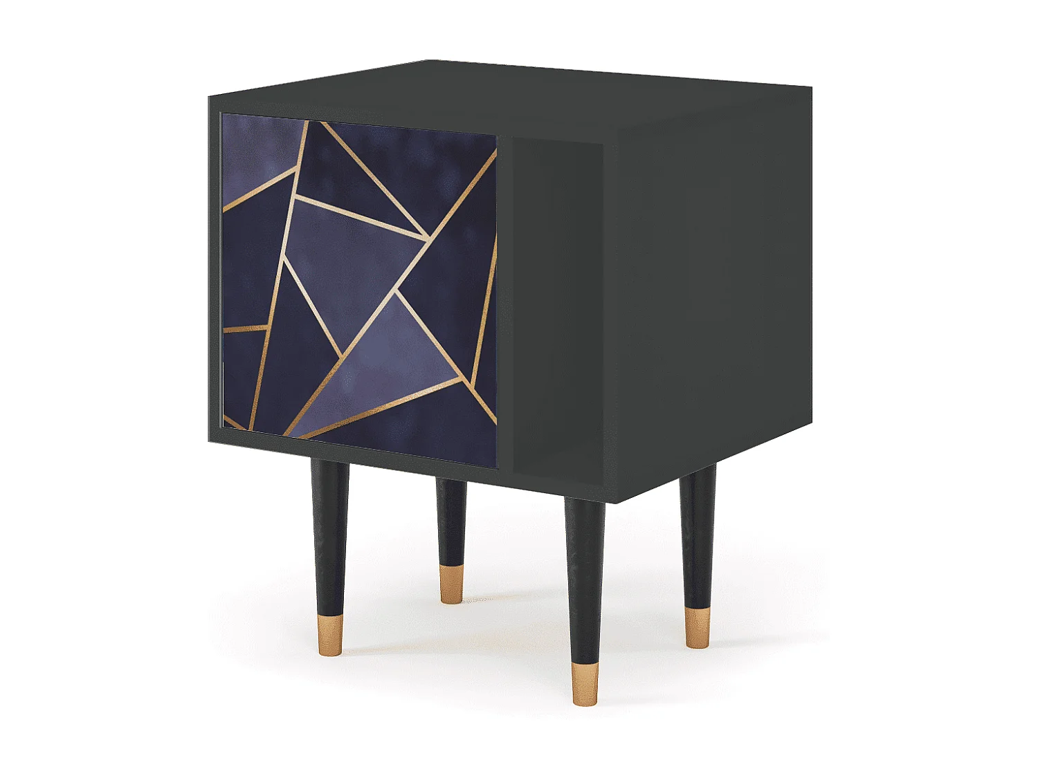 Table de nuit - 57х69х48 cm - S2 - The Amethyst, Anthracite