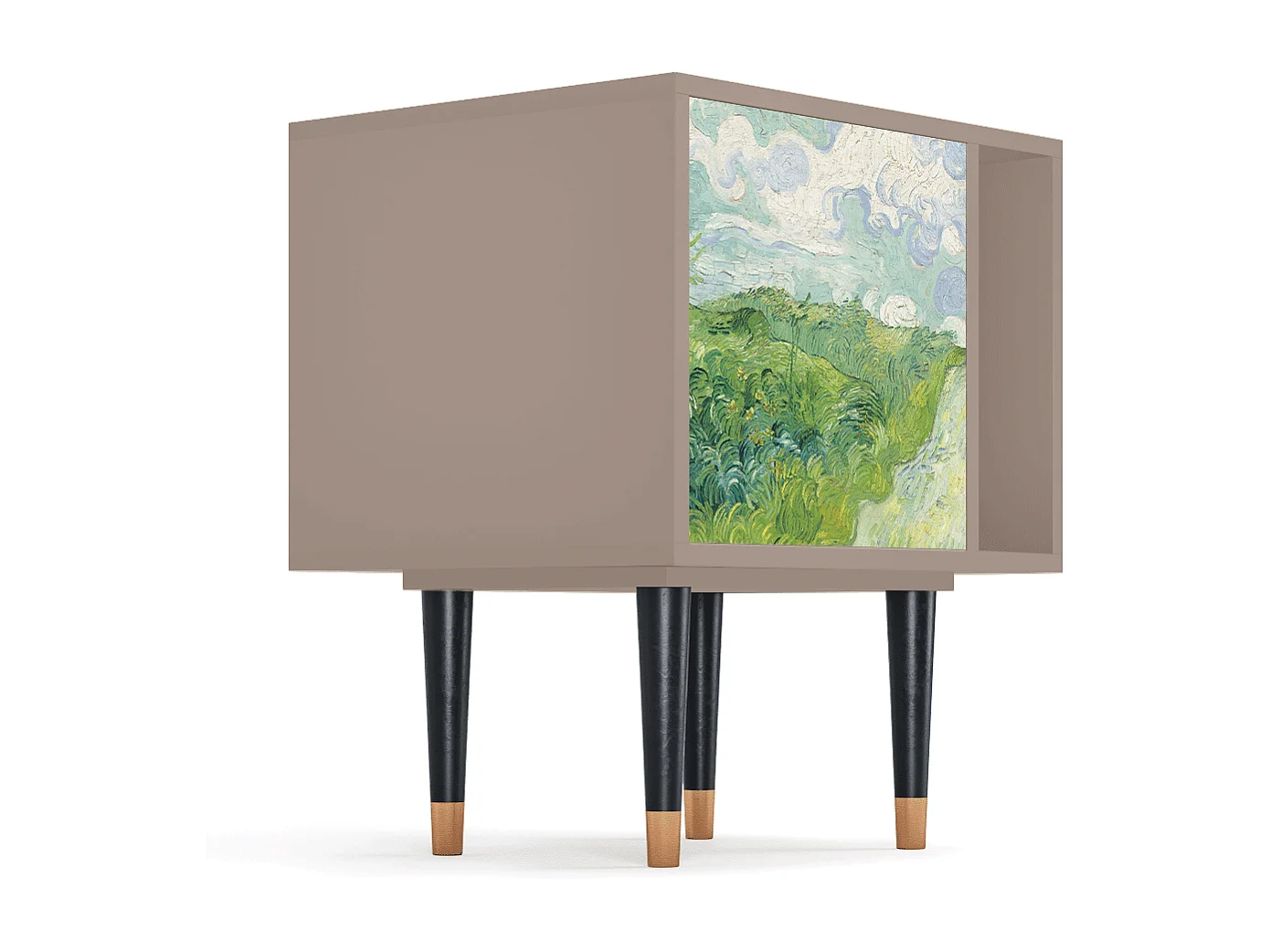 Table de nuit - 57х69х48 cm - S2 - Green Wheat Fields, Latte
