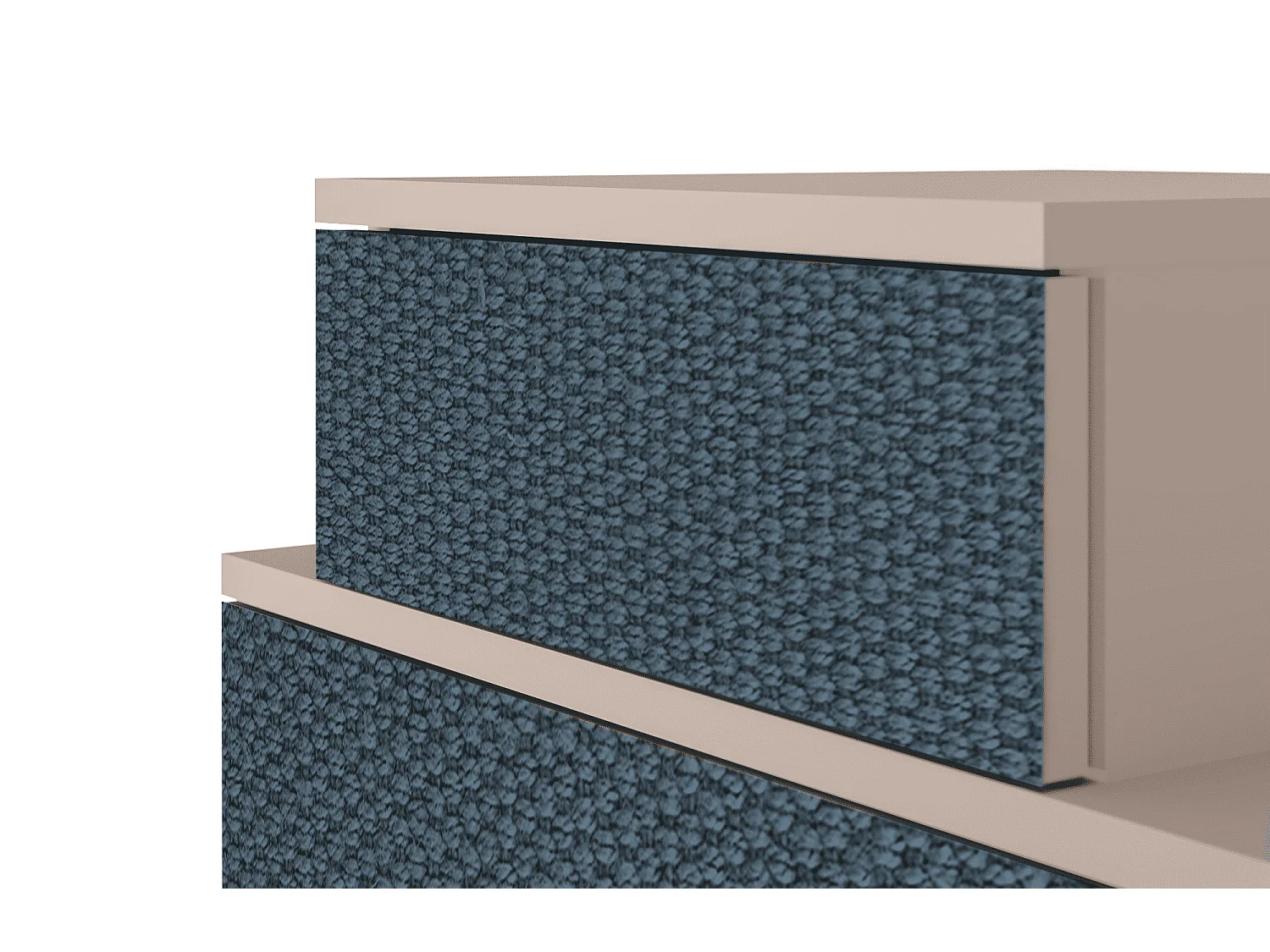 Table de nuit - 58х58х41 cm - NS1 - Knitted Pattern, Latte