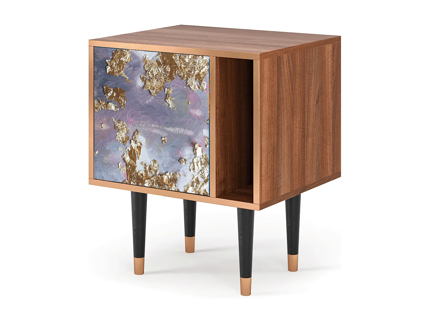 Nachttisch - 57х69х48 cm - S2 - Planet Earth, Walnuss