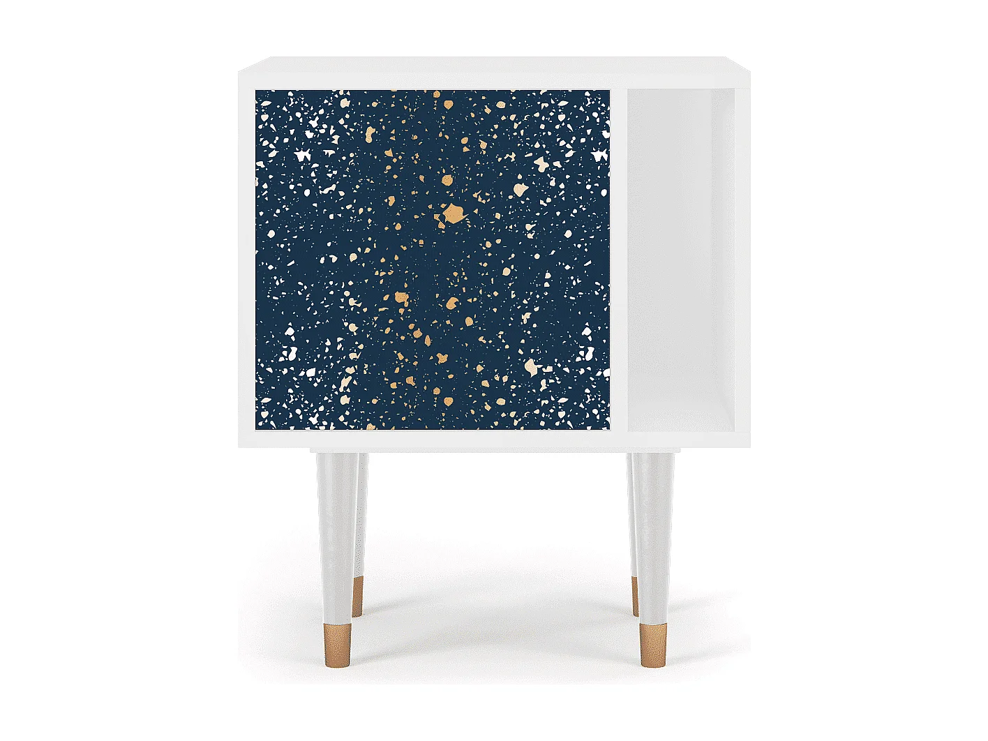Table de nuit - 57х69х48 cm - S2 - Starfall, Blanc