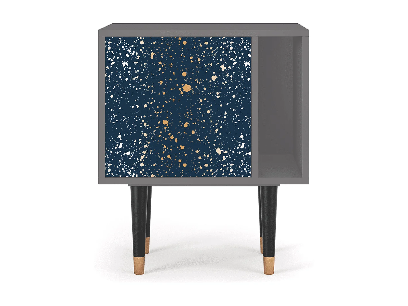 Table de nuit - 57х69х48 cm - S2 - Starfall, Gris
