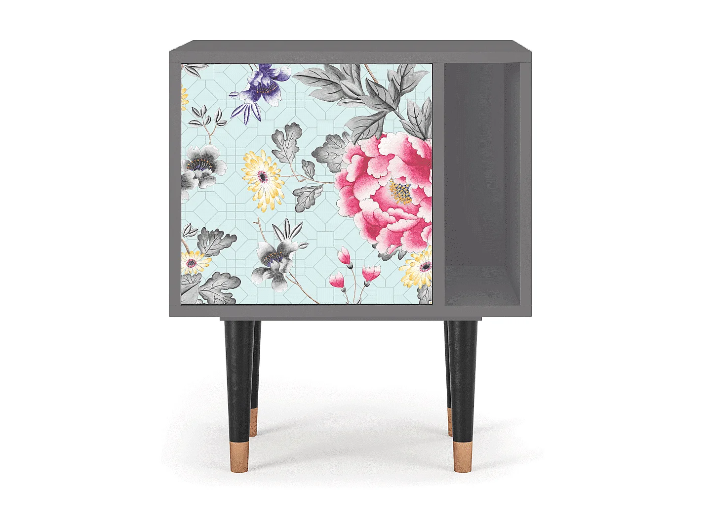 Comodino - 57х69х48 cm - S2 - Sky Garden, Grigio