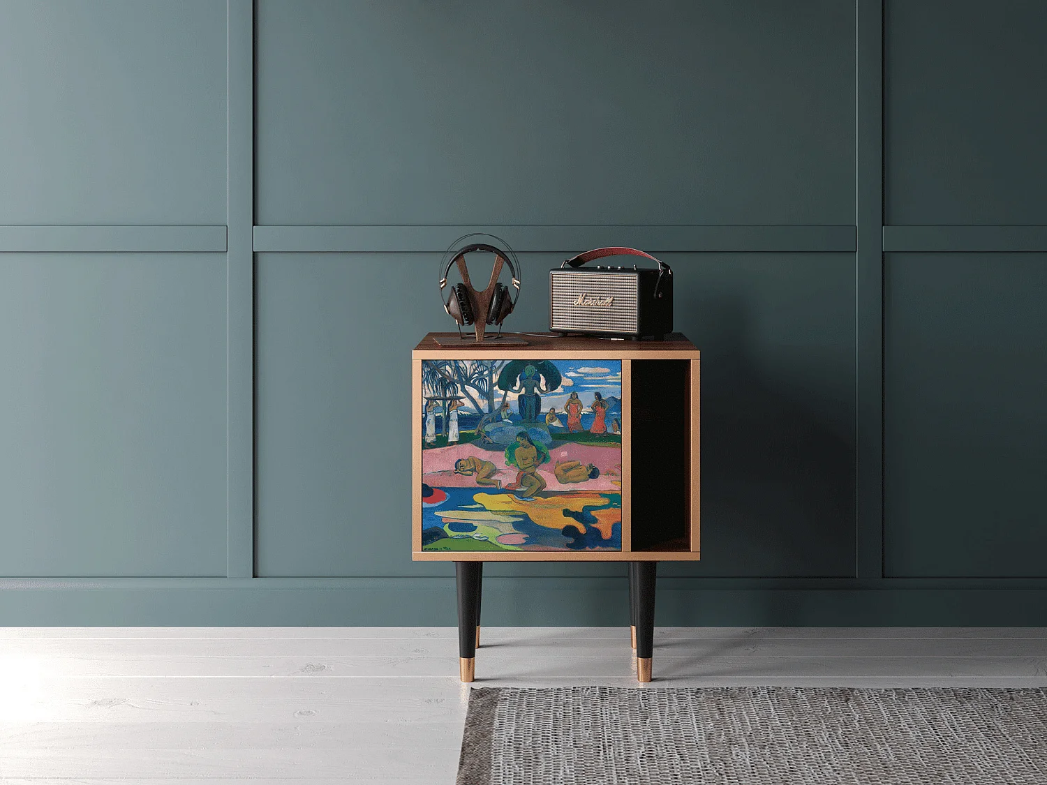 Comodino - 57х69х48 cm - S2 - Day of the God, Noce