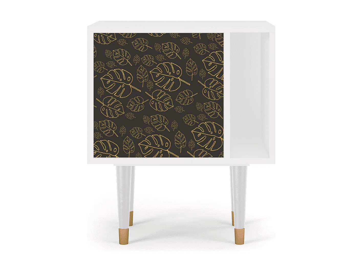 Table de nuit - 57х69х48 cm - S2 - Fall Of The Leaves, Blanc