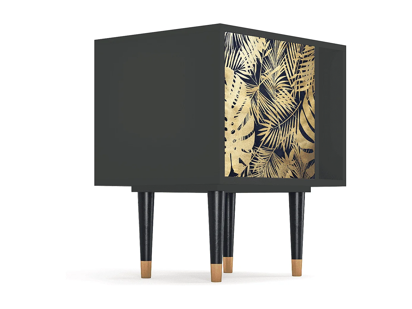 Table de nuit - 57х69х48 cm - S2 - Jungle Vibes, Anthracite