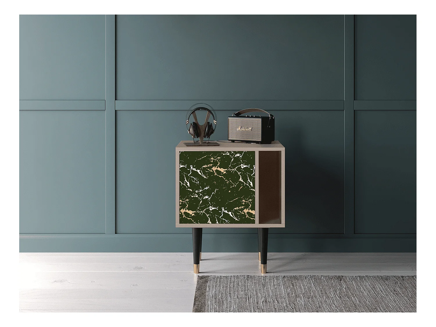 Table de nuit - 57х69х48 cm - S2 - Amazon Forest, Latte