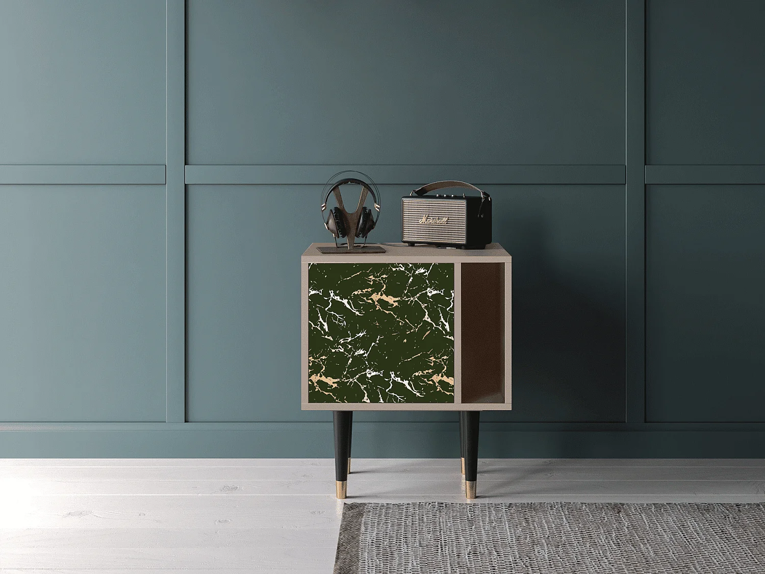 Table de nuit - 57х69х48 cm - S2 - Amazon Forest, Latte