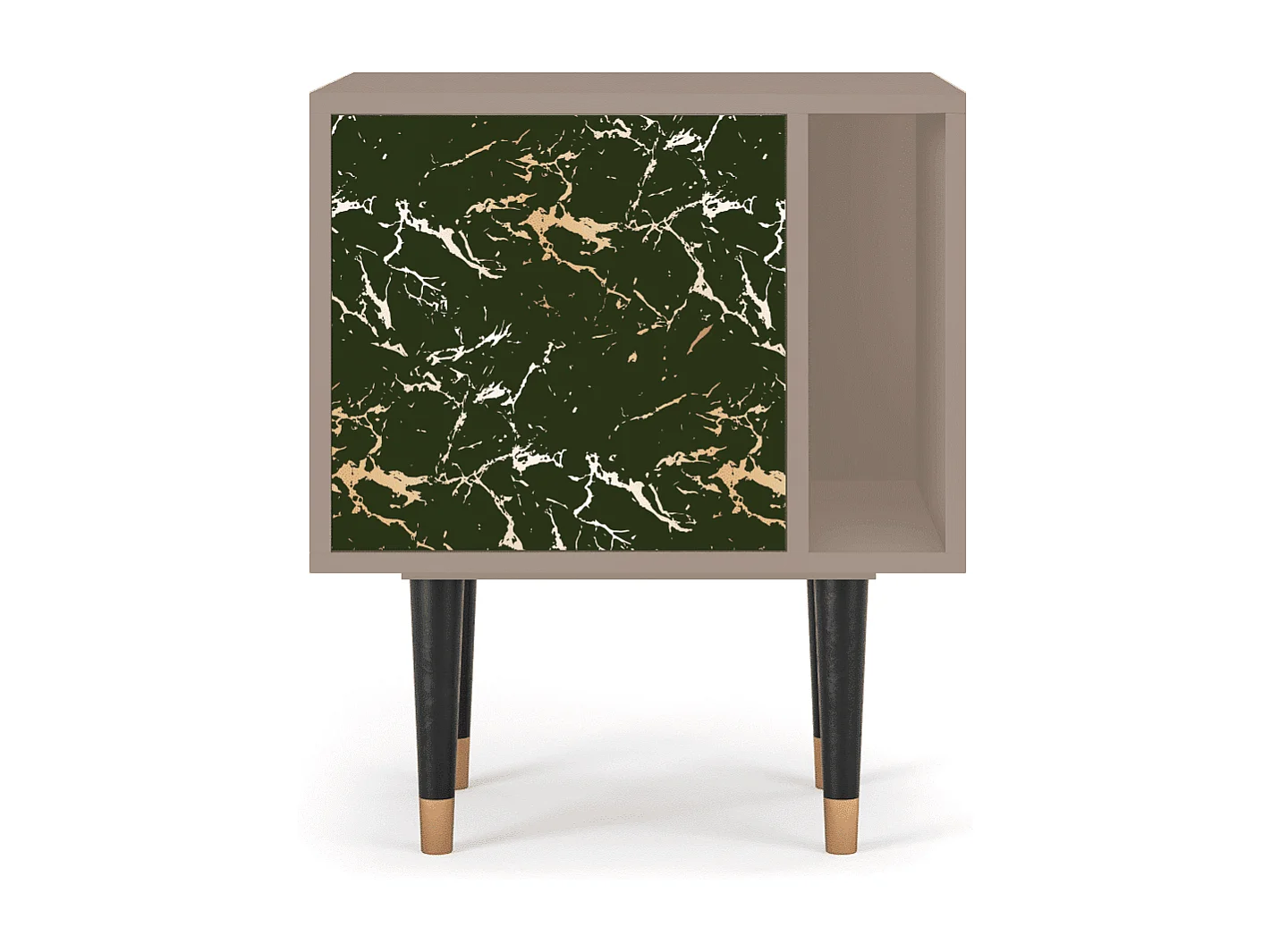 Stolik nocny - 57х69х48 cm - S2 - Amazon Forest, Latte