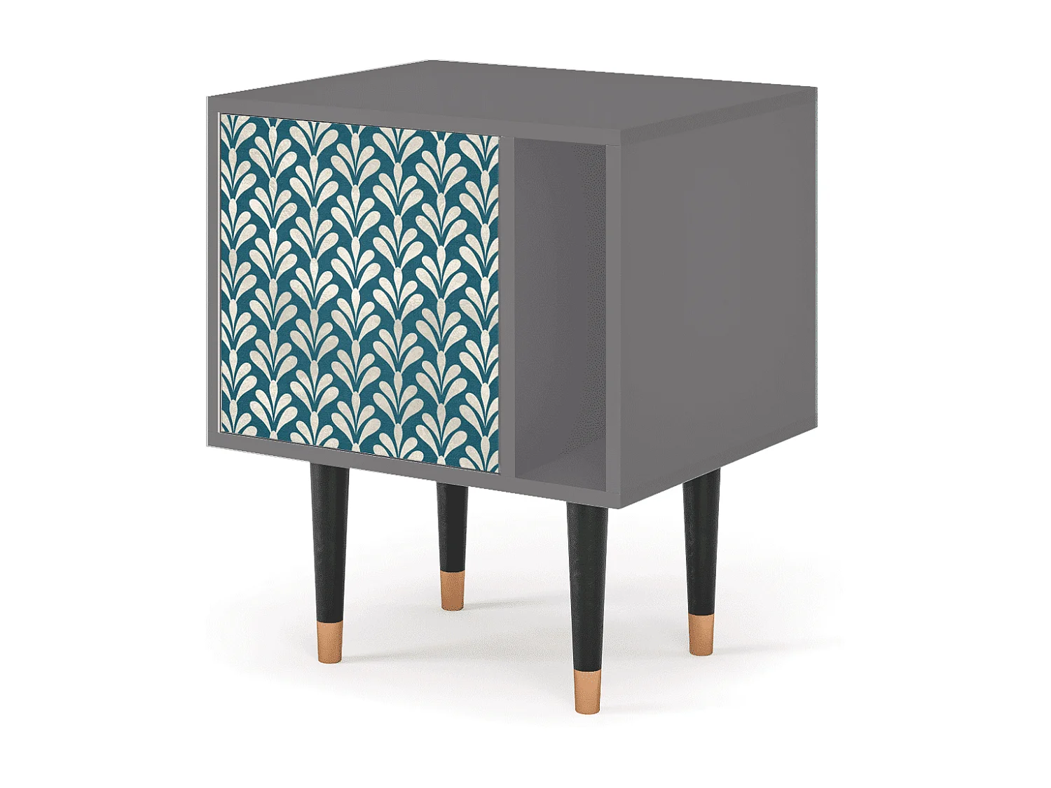 Table de nuit - 57х69х48 cm - S2 - Milky Tears, Gris