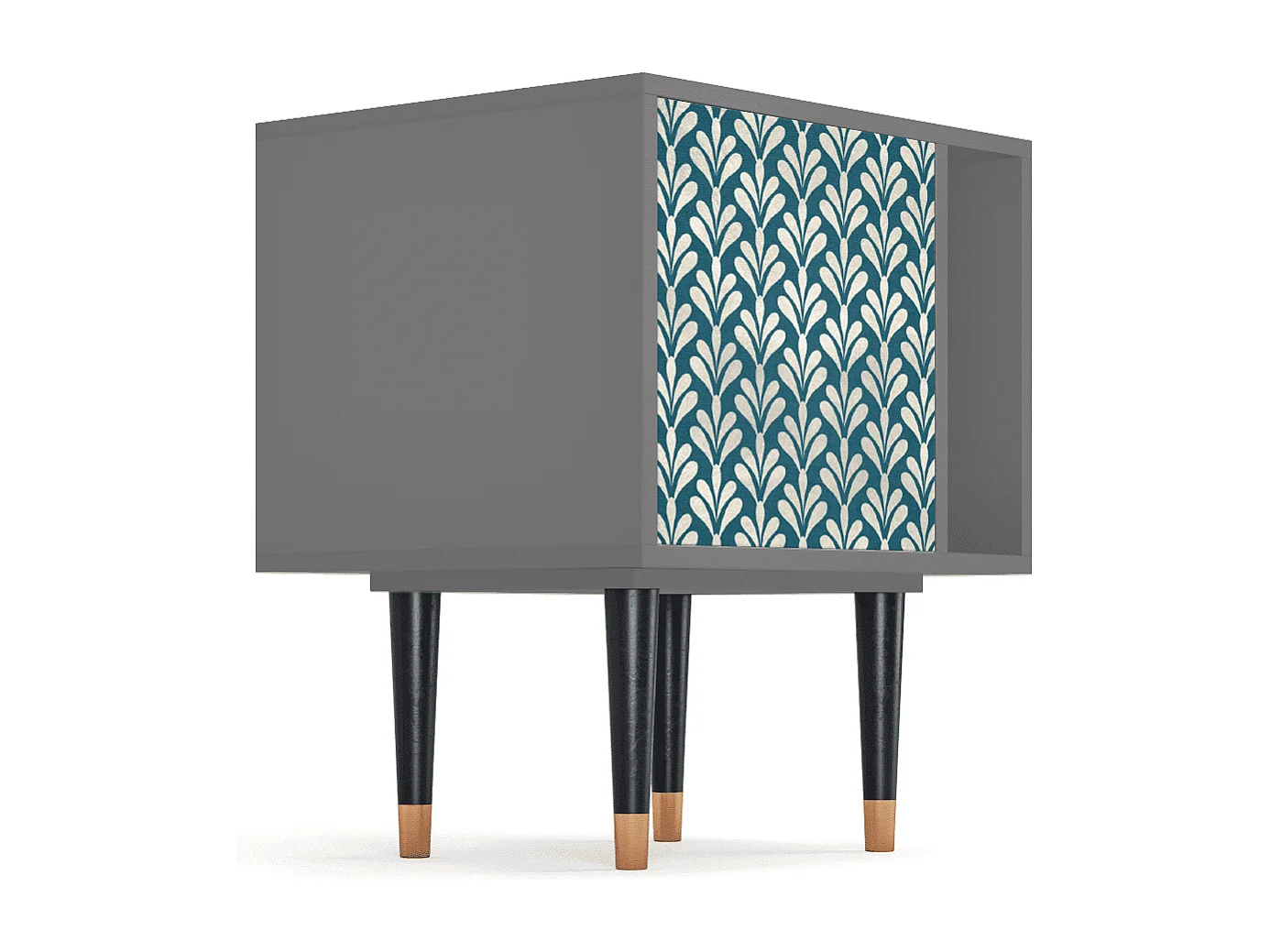 Table de nuit - 57х69х48 cm - S2 - Milky Tears, Gris