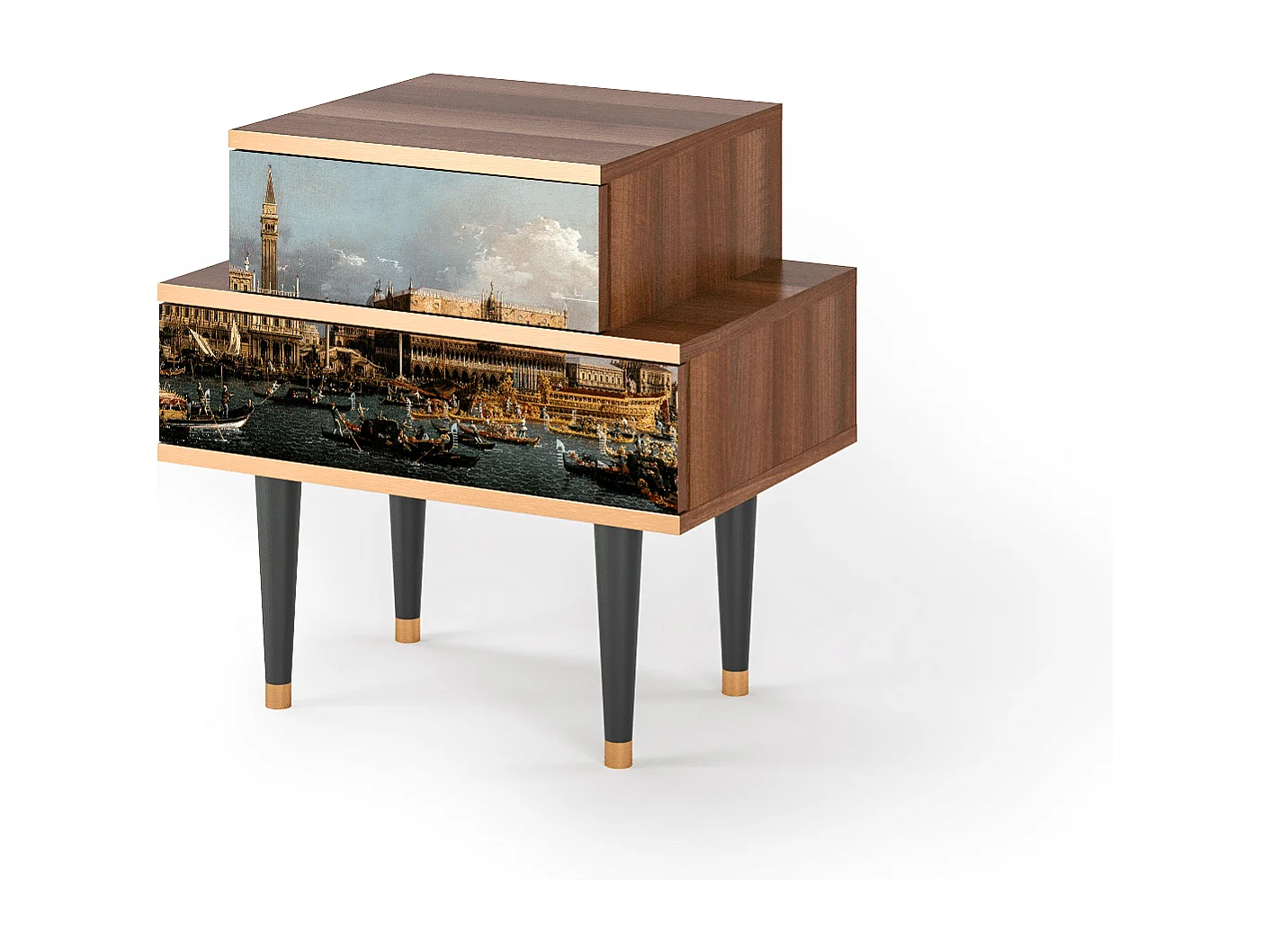 Nachttisch - 58х58х41 cm - NS1 - The Bucintoro, Walnuss