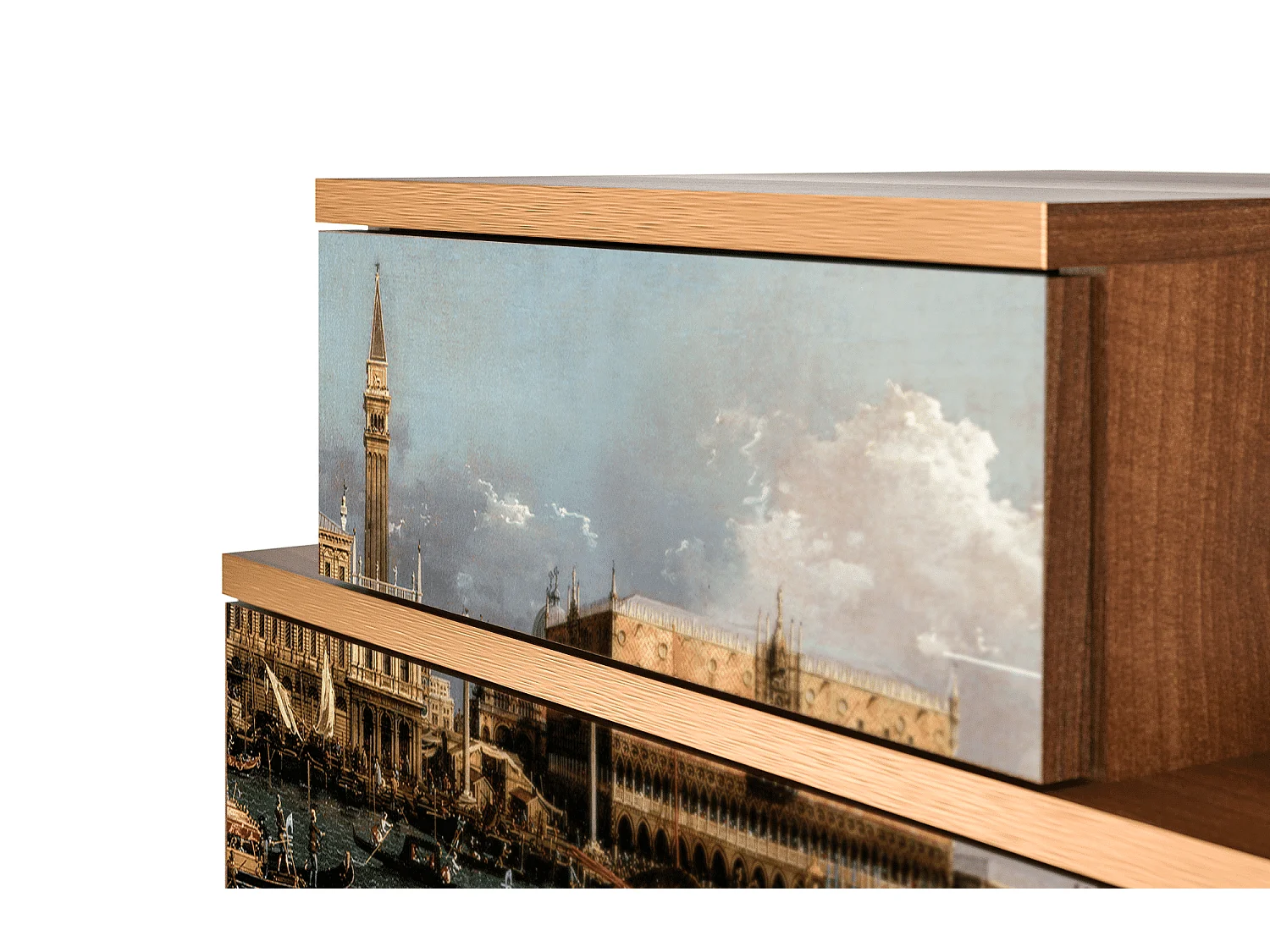 Nachttisch - 58х58х41 cm - NS1 - The Bucintoro, Walnuss