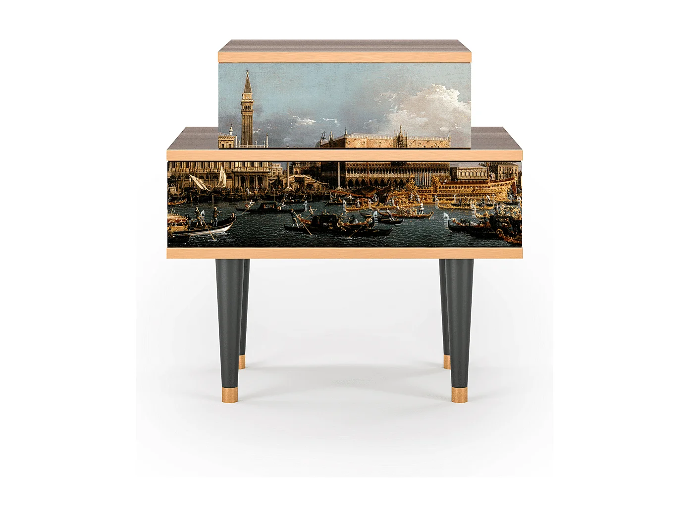 Nachtkastje - 58х58х41 cm - NS1 - The Bucintoro, Walnoot