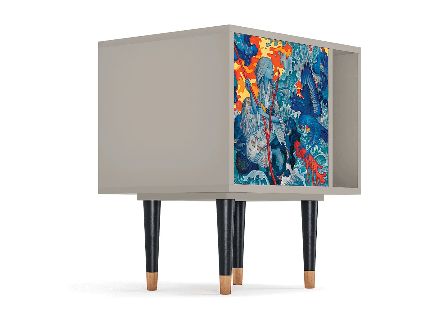 Table de nuit - 57х69х48 cm - S2 - The Girl - James Jean, Sable