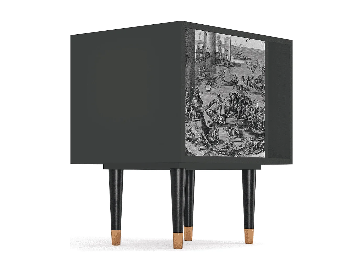 Criado-mudo - 57х69х48 cm - S2 - Saint Martin, Antracite