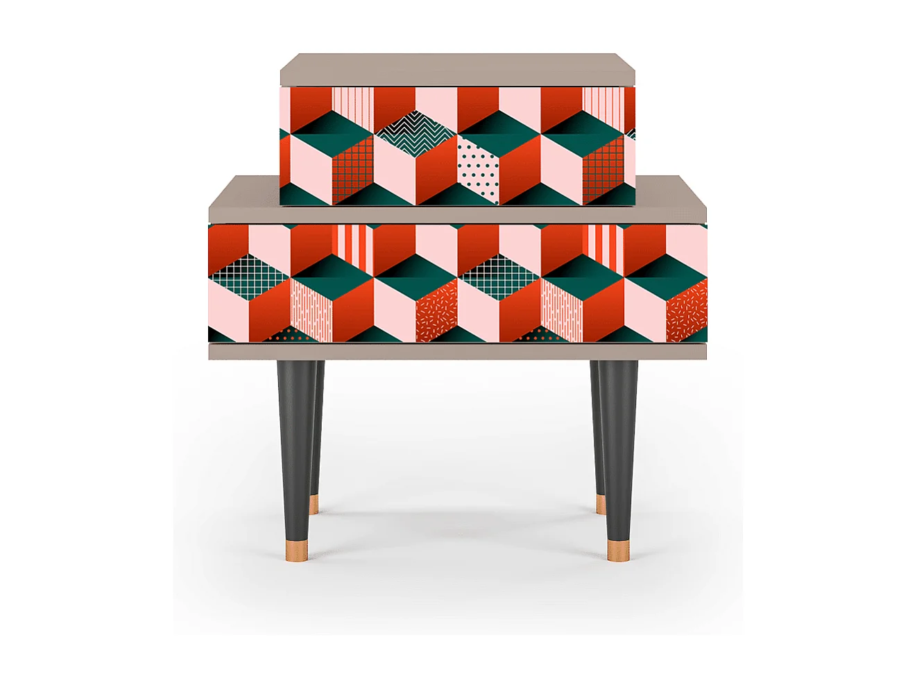 Table de nuit - 58х58х41 cm - NS1 - Pepsi-Cola, Latte