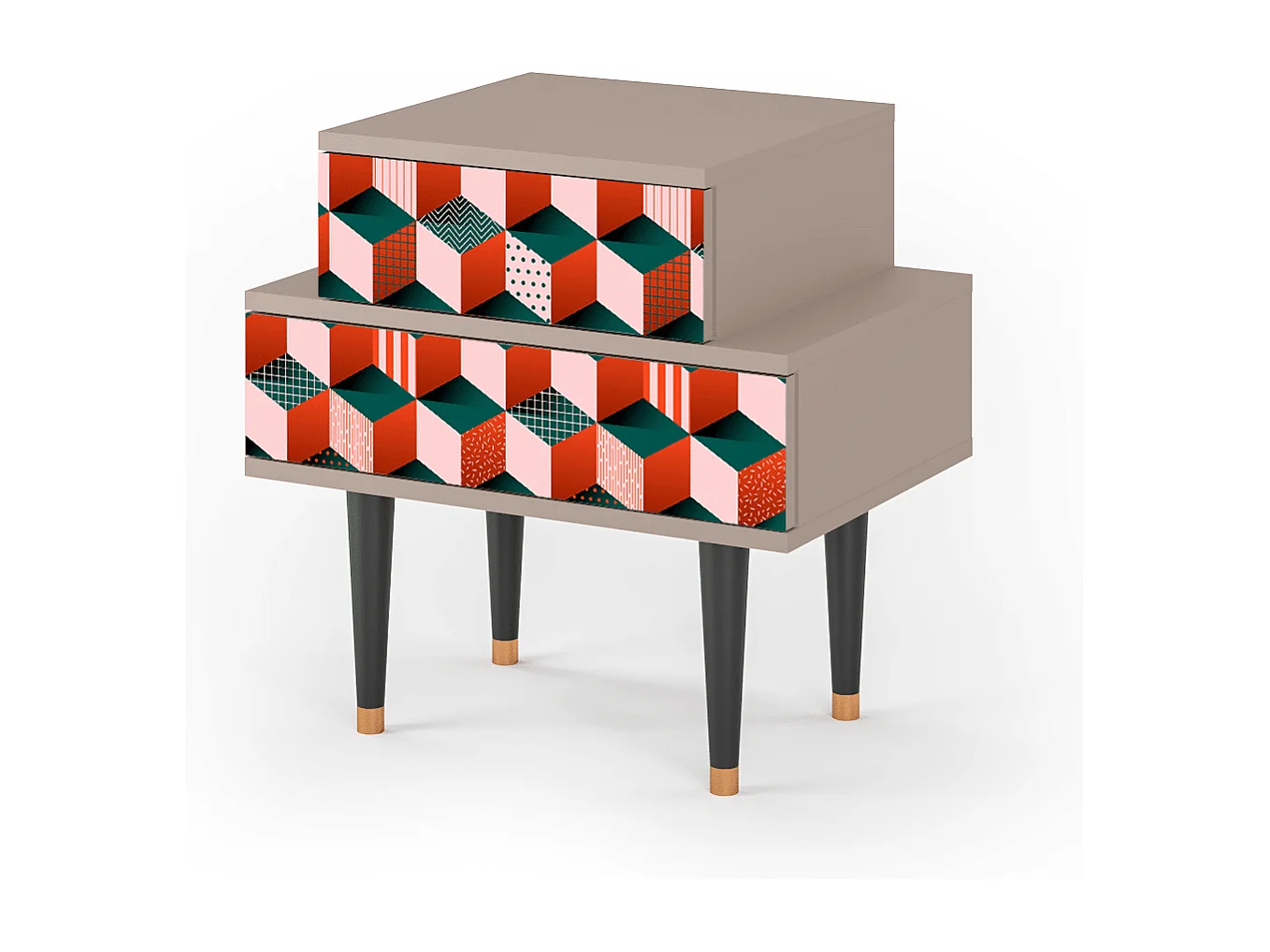 Table de nuit - 58х58х41 cm - NS1 - Pepsi-Cola, Latte