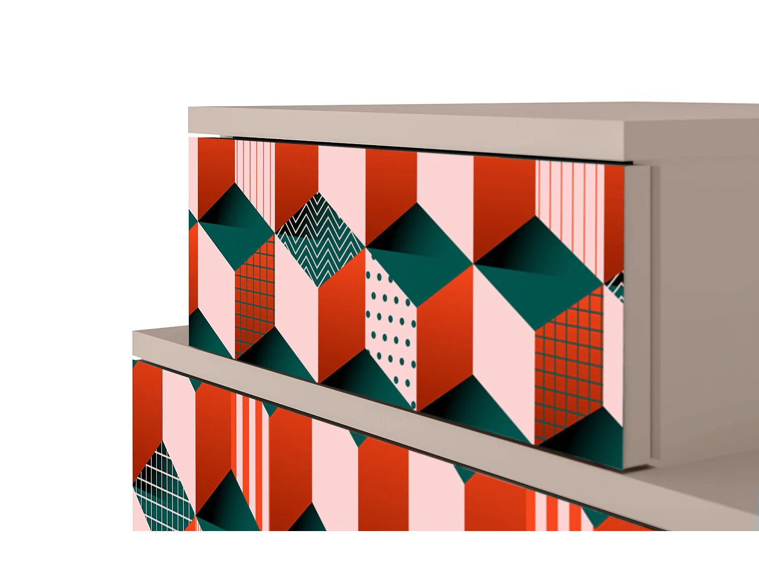 Table de nuit - 58х58х41 cm - NS1 - Pepsi-Cola, Latte