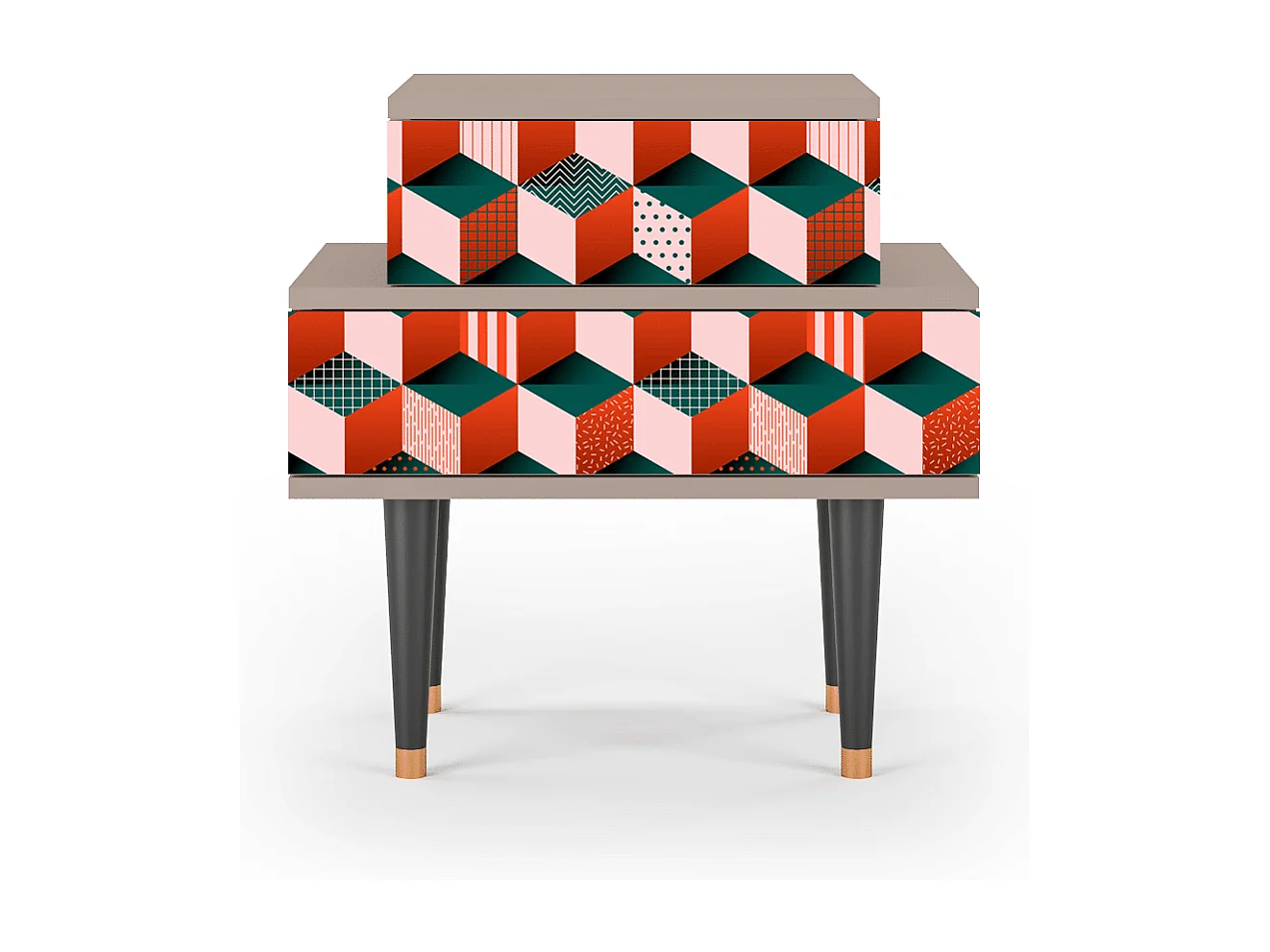 Table de nuit - 58х58х41 cm - NS1 - Pepsi-Cola, Latte