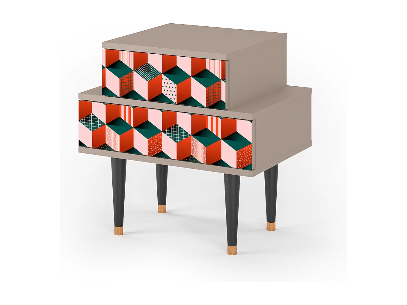 Table de nuit - 58х58х41 cm - NS1 - Pepsi-Cola, Latte