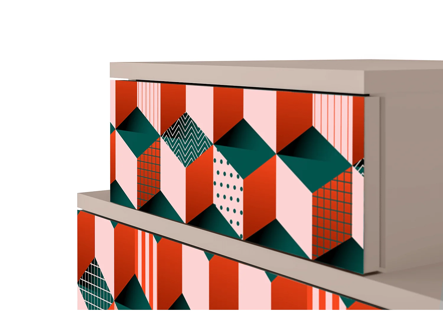 Table de nuit - 58х58х41 cm - NS1 - Pepsi-Cola, Latte