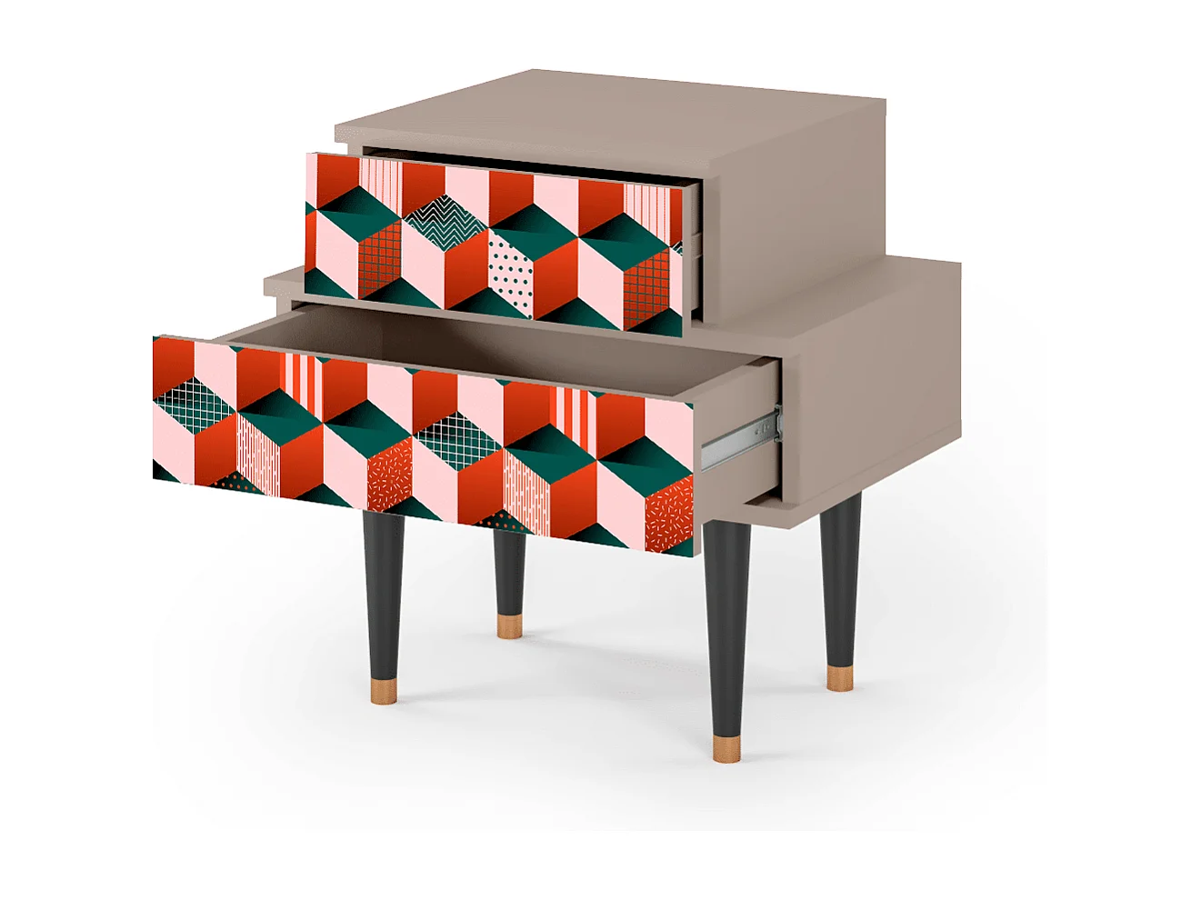 Table de nuit - 58х58х41 cm - NS1 - Pepsi-Cola, Latte