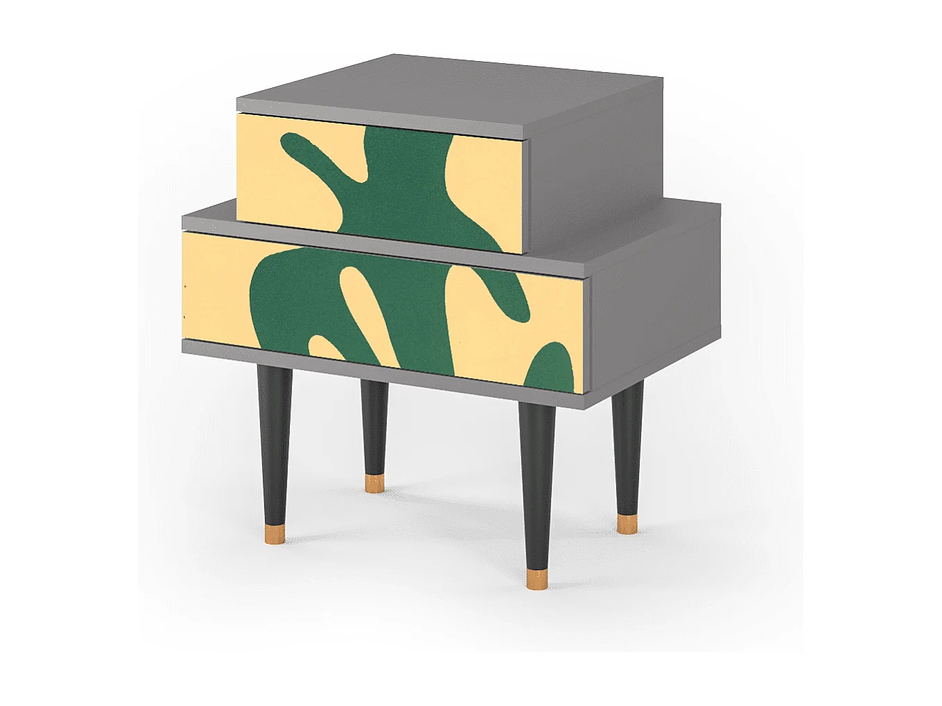 Table de nuit - 58х58х41 cm - NS1 - Constellations by Arp, Gris