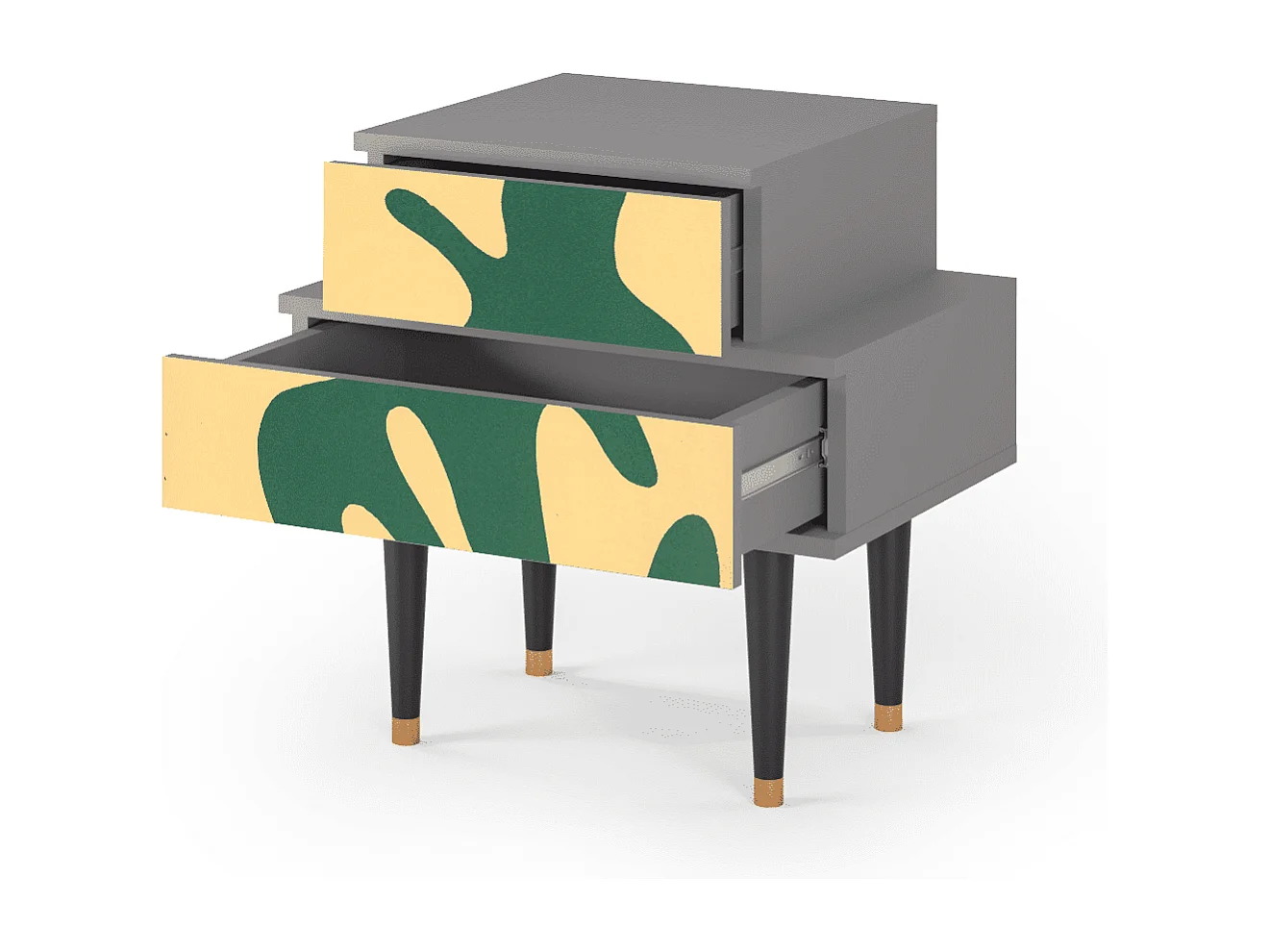 Table de nuit - 58х58х41 cm - NS1 - Constellations by Arp, Gris