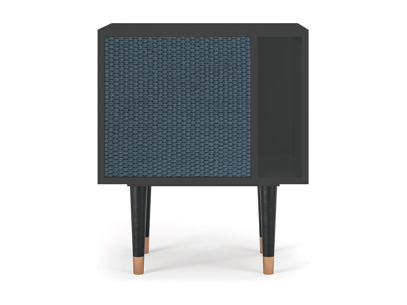 Table de nuit - 57х69х48 cm - S2 - Knitted Pattern, Anthracite