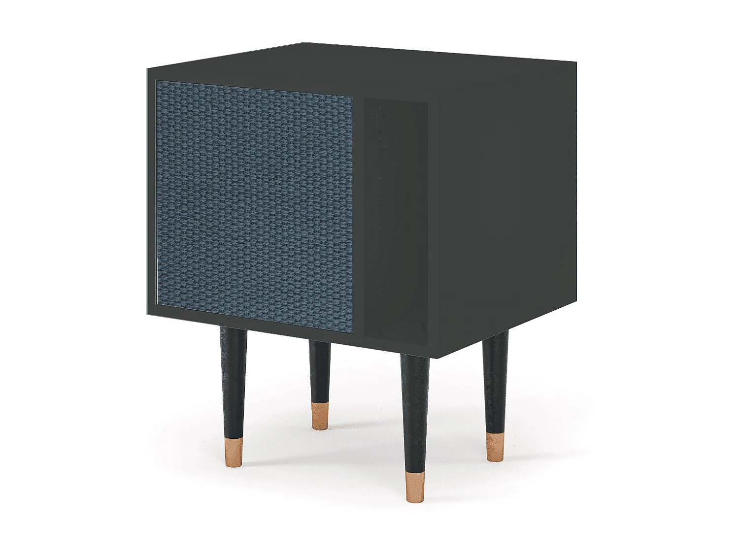 Table de nuit - 57х69х48 cm - S2 - Knitted Pattern, Anthracite