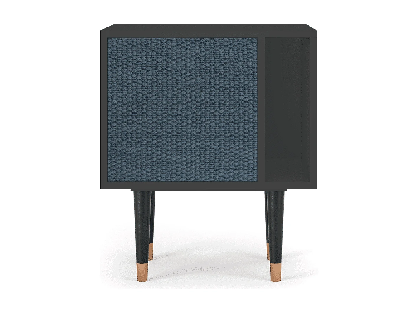 Criado-mudo - 57х69х48 cm - S2 - Knitted Pattern, Antracite