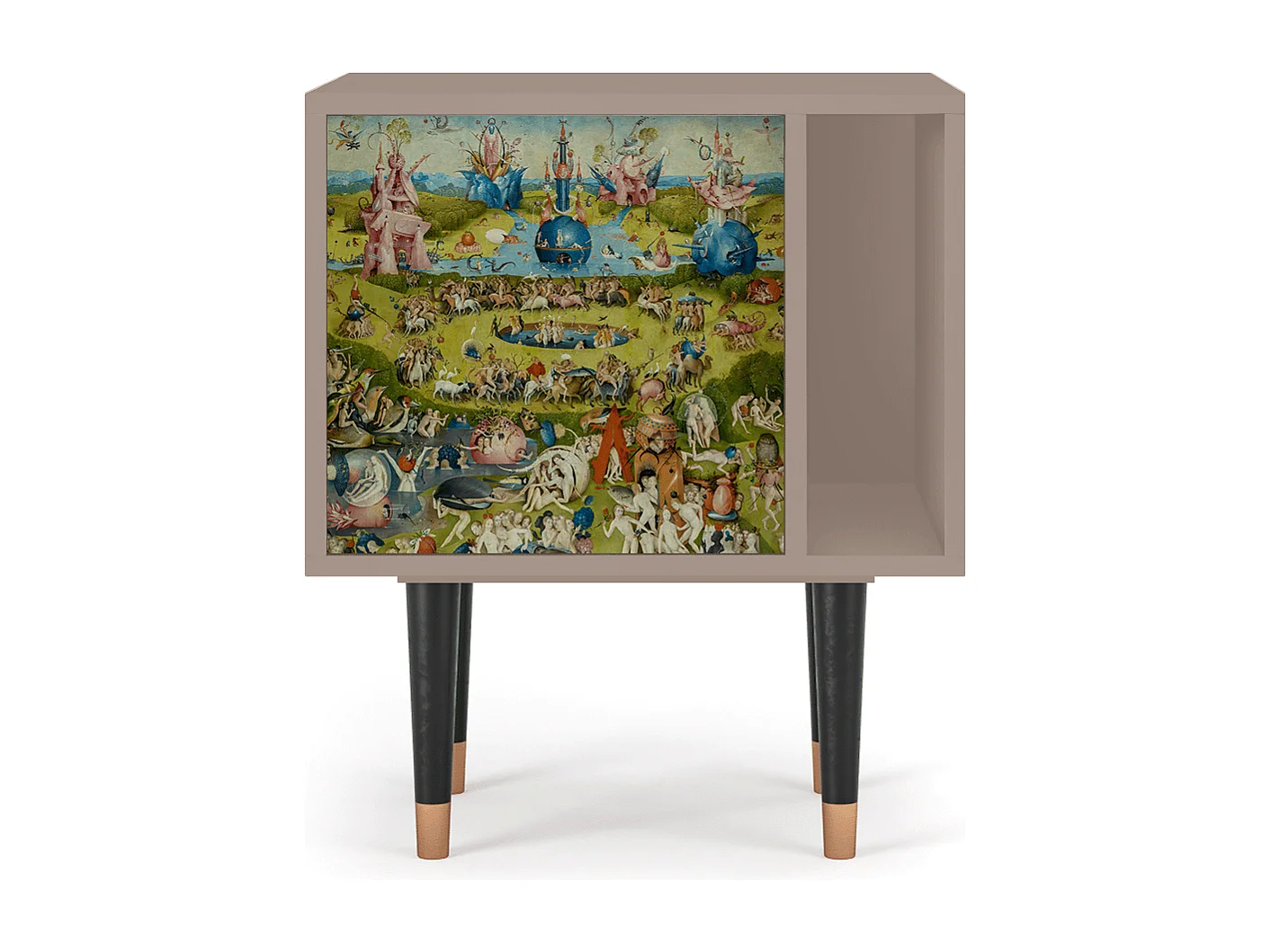 Mesita de noche - 57х69х48 cm - S2 - The Garden 2 by Bosch, Latte