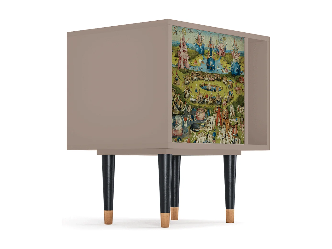Mesita de noche - 57х69х48 cm - S2 - The Garden 2 by Bosch, Latte