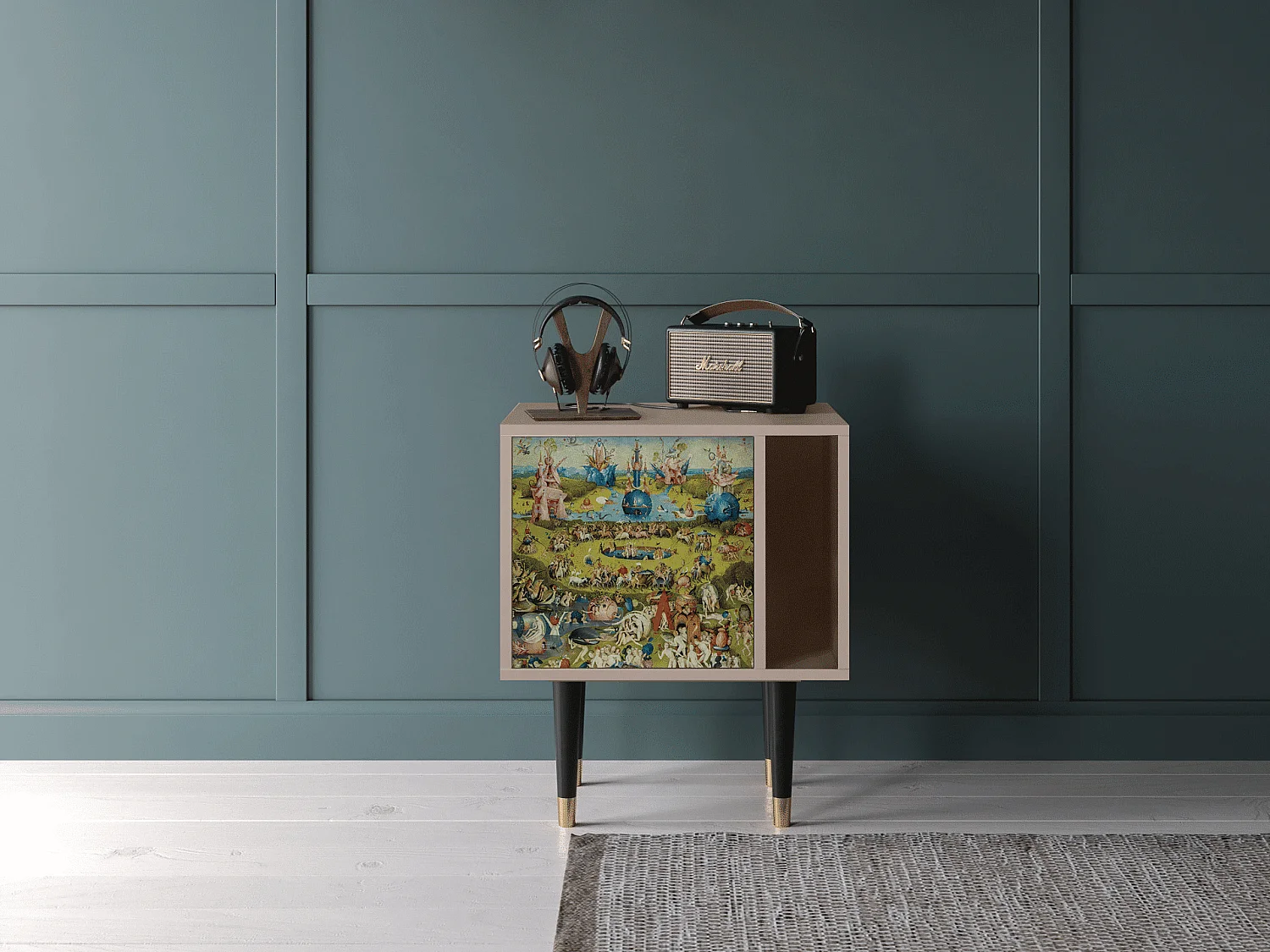 Table de nuit - 57х69х48 cm - S2 - The Garden 2 by Bosch, Latte