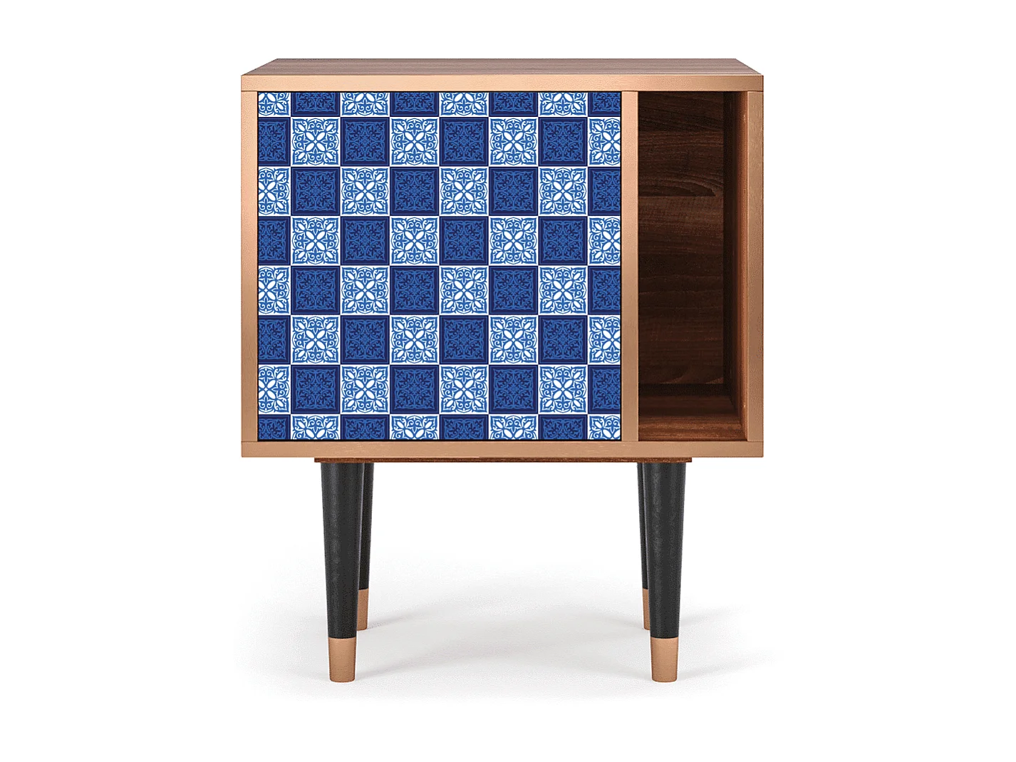 Table de nuit - 57х69х48 cm - S2 - Light Path, Noyer