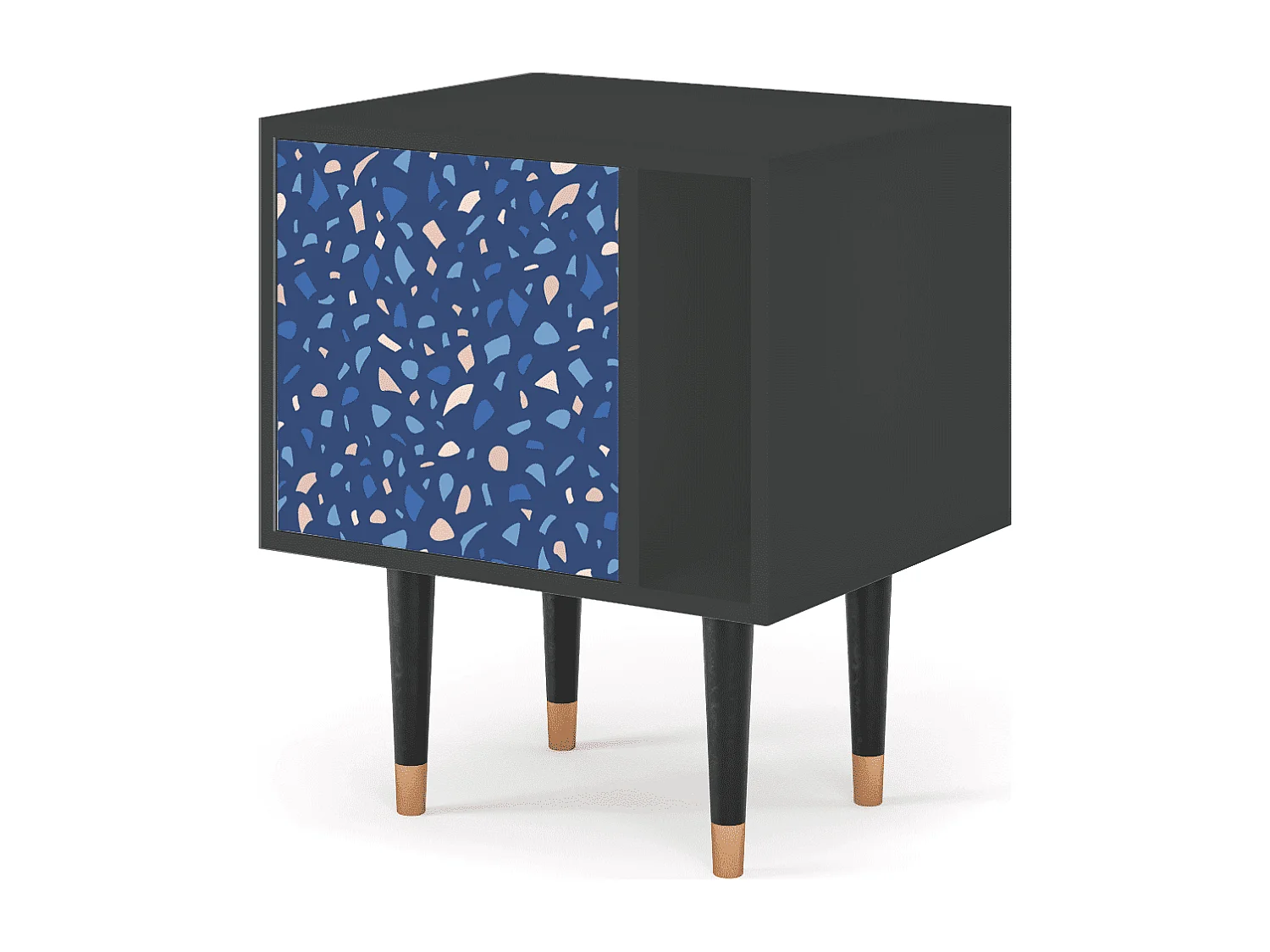 Mesita de noche - 57х69х48 cm - S2 - Soap Whirpool, Antracita