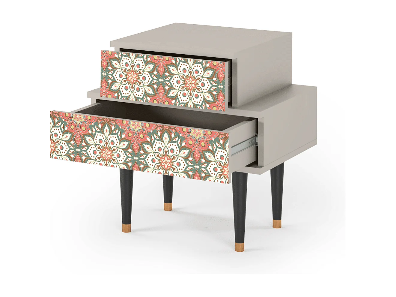 Table de nuit - 58х58х41 cm - NS1 - Peach Grove, Sable