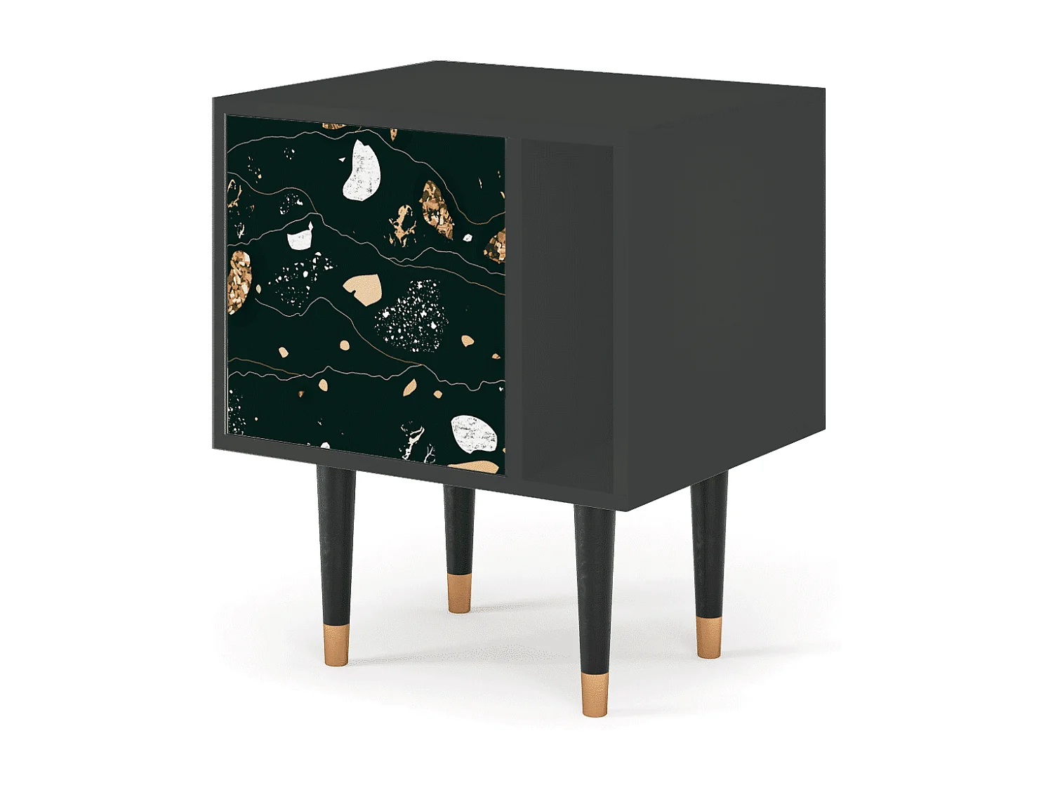 Table de nuit - 57х69х48 cm - S2 - Space Rocks, Anthracite