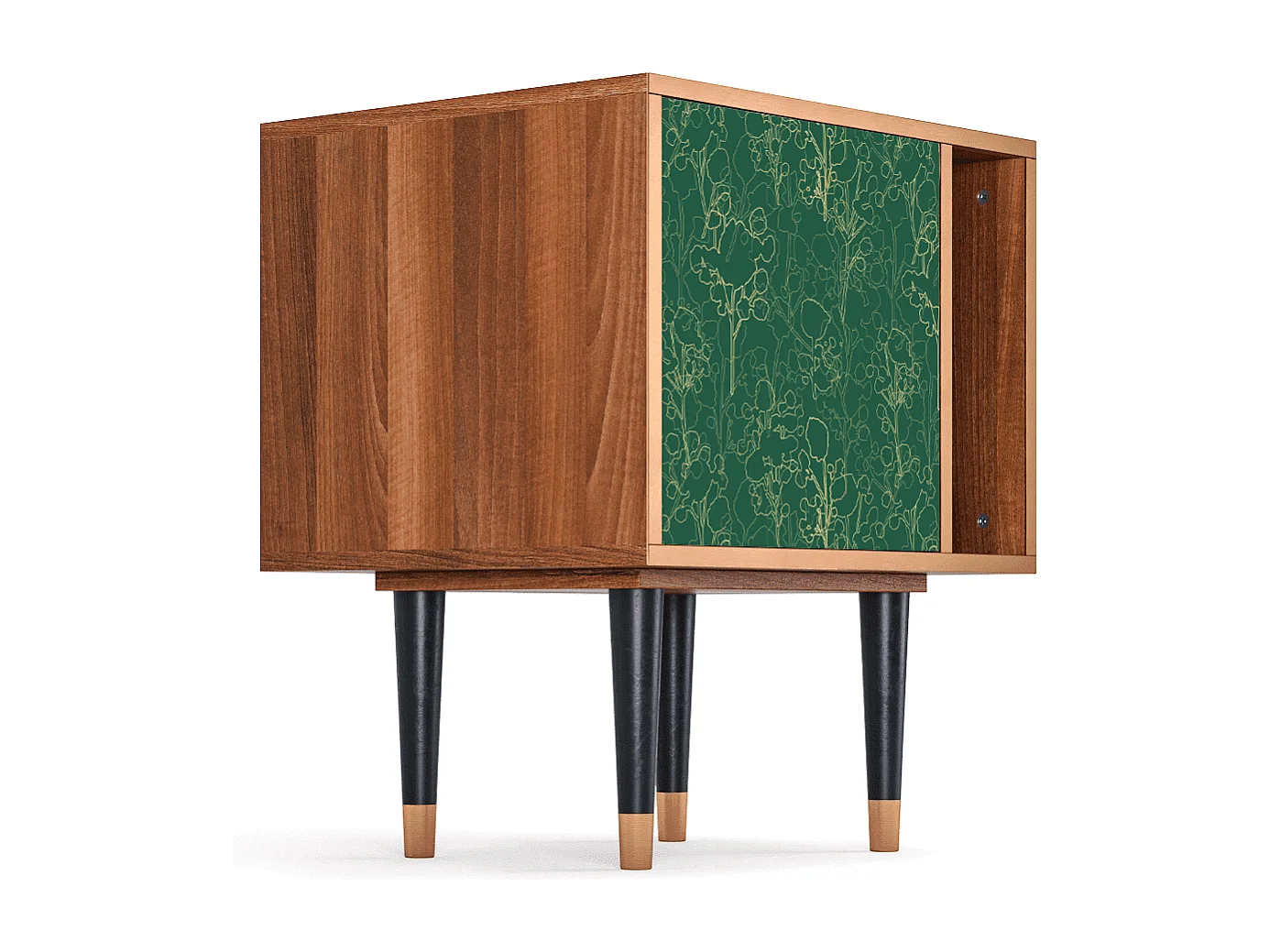 Table de nuit - 57х69х48 cm - S2 - Emerald Forest, Noyer