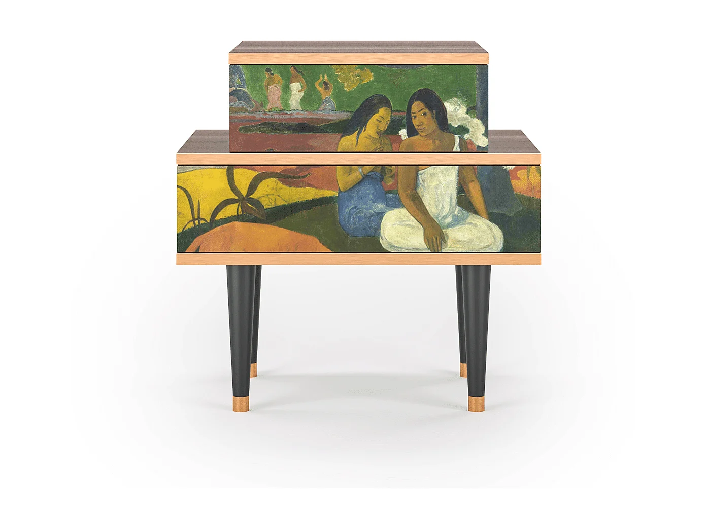 Table de nuit - 58х58х41 cm - NS1 - Arearea , Noyer