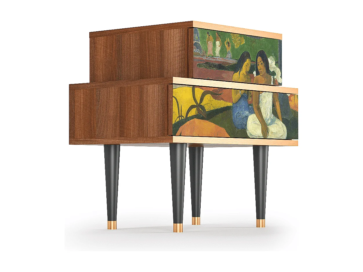 Table de nuit - 58х58х41 cm - NS1 - Arearea , Noyer