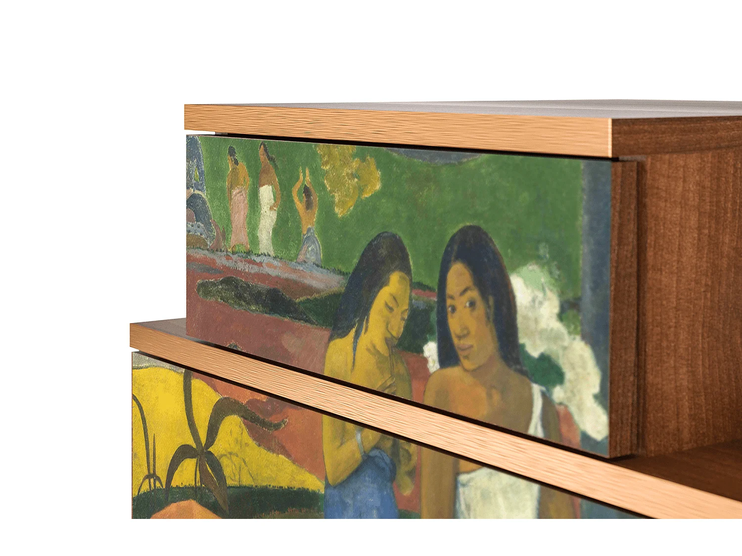 Table de nuit - 58х58х41 cm - NS1 - Arearea , Noyer